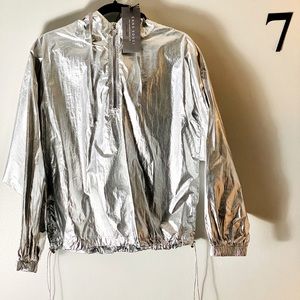 Sans souci metallic windbreaker